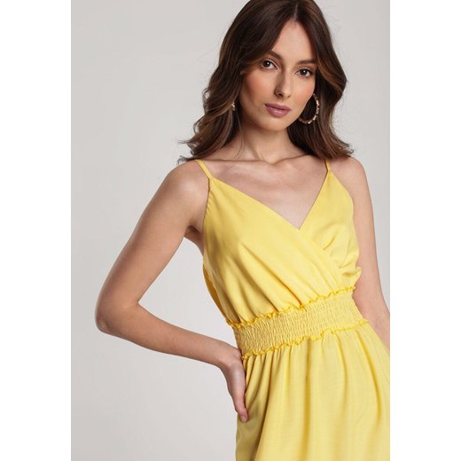 Żółta Sukienka Nesameni Renee S/M Renee odzież