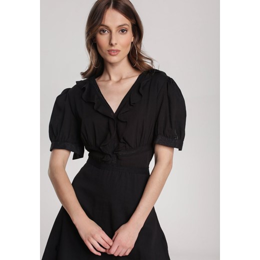 Czarna Sukienka Eluthelia Renee L/XL Renee odzież