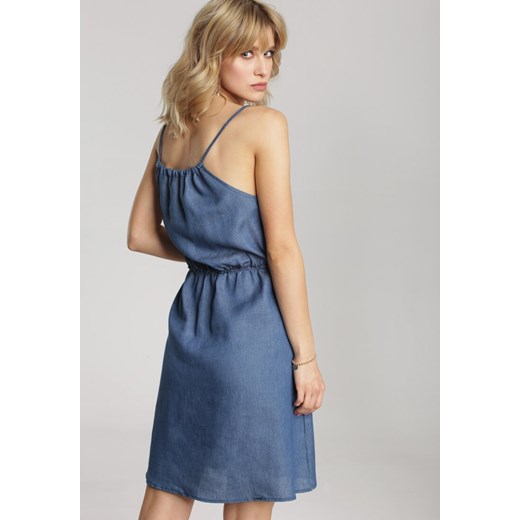 Niebieska Sukienka Lariris Renee XL/XXL Renee odzież