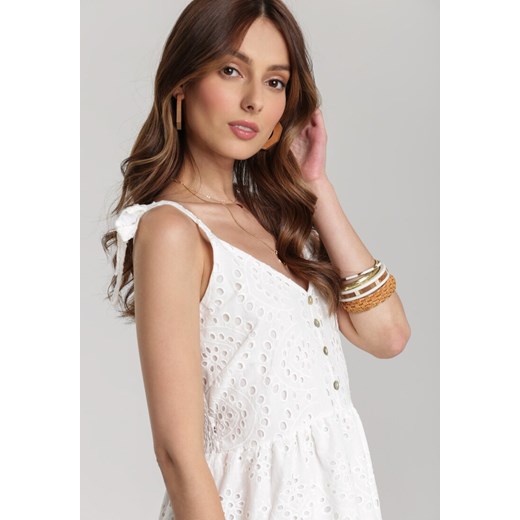 Biała Sukienka Amadorise Renee S/M Renee odzież