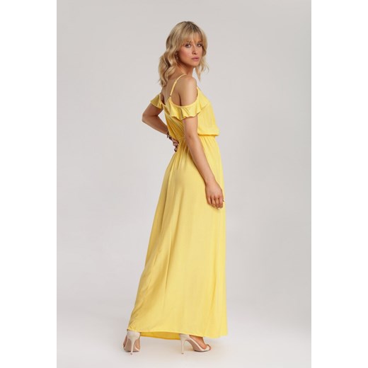 Żółta Sukienka Ephesia Renee S/M Renee odzież