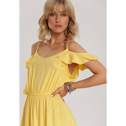 Żółta Sukienka Ephesia Renee L/XL Renee odzież