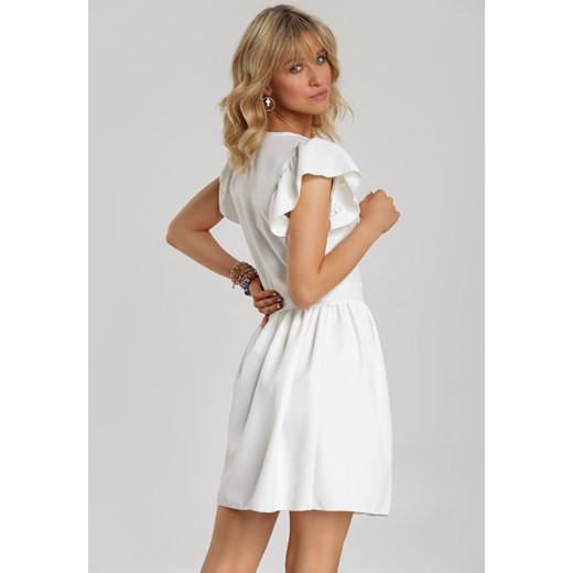 Biała Sukienka Iphanisse Renee S/M Renee odzież