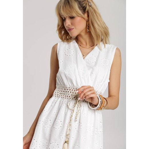 Biała Sukienka Poreilyse Renee M/L Renee odzież