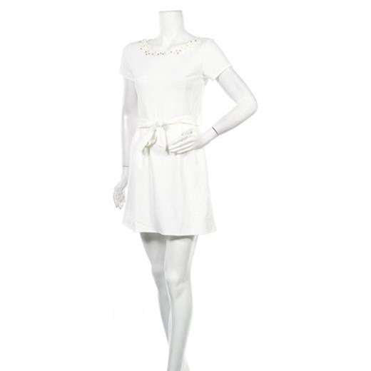 Sukienka Pronto Moda mini z okrągłym dekoltem na co dzień z krótkim rękawem 
