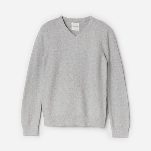Reserved - Sweter z bawełny organicznej - Jasny szary Reserved 110 Reserved promocja