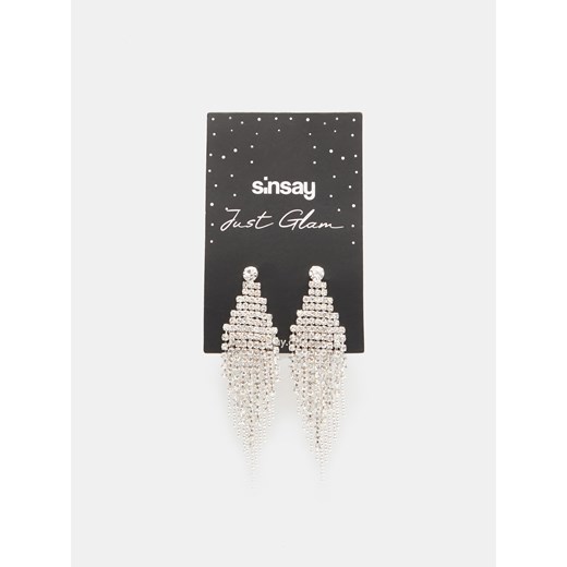 Sinsay - Kolczyki - Srebrny Sinsay Jeden rozmiar Sinsay
