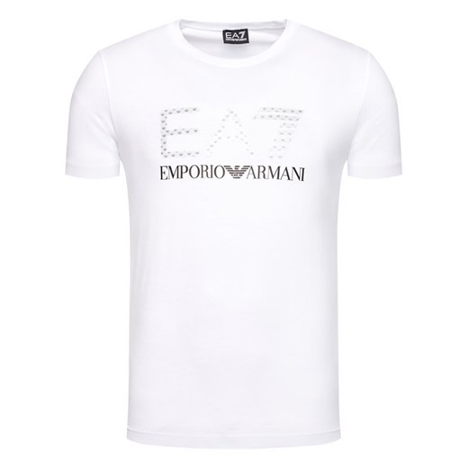 EA7 Emporio Armani T-Shirt 3KPT12 PJ7CZ 1100 Biały Regular Fit XL MODIVO