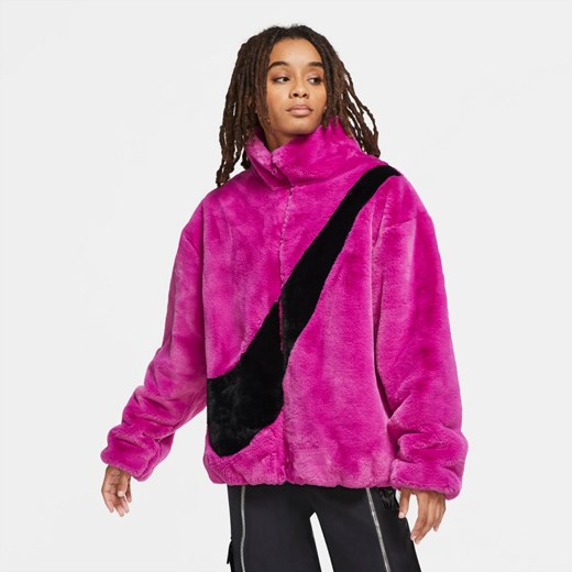 Nike WMNS Faux Fur Jacket CU6558-564 Nike Distance.pl
