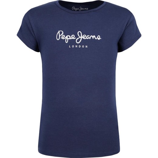 Pepe Jeans London T-shirt HANA GLITTER | Regular Fit 110 okazja Gomez Fashion Store
