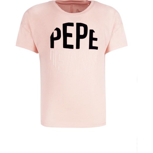 Pepe Jeans London T-shirt CARENA | Regular Fit 116 okazja Gomez Fashion Store