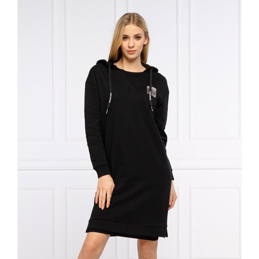 Sukienka Armani Exchange czarna prosta mini casual 