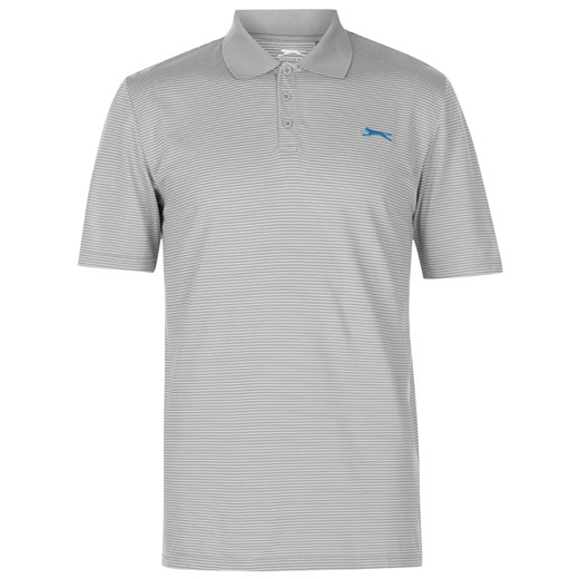 Slazenger Micro Stripe Golf Polo Shirt Mens Slazenger L Factcool