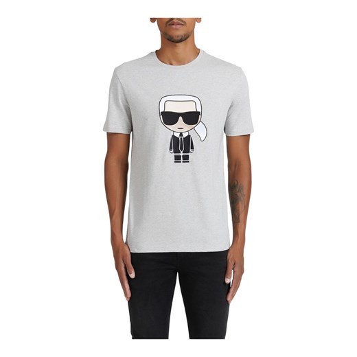 T-shirt męski Karl Lagerfeld bawełniany z krótkimi rękawami 