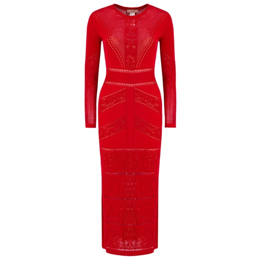 TwinSet Sukienka wieczorowa 192TT3210 Czerwony Slim Fit Twinset M wyprzedaż MODIVO
