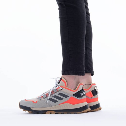 Buty trekkingowe damskie Adidas Performance sportowe sznurowane płaskie 