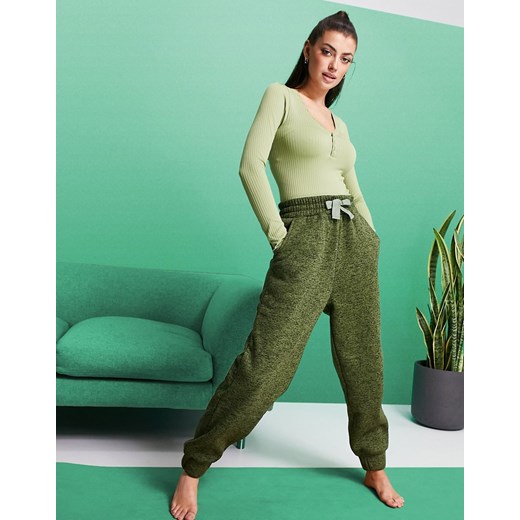 Spodnie damskie zielone Asos 