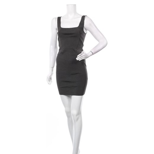 Sukienka Zara Knitwear czarna dopasowana 