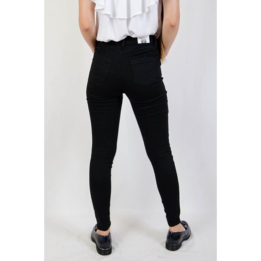 Czarne spodnie jeansowe typu Push-Up Olika XXL olika.com.pl