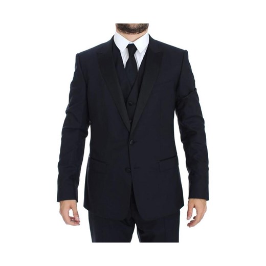 Garnitur męski Dolce & Gabbana niebieski elegancki