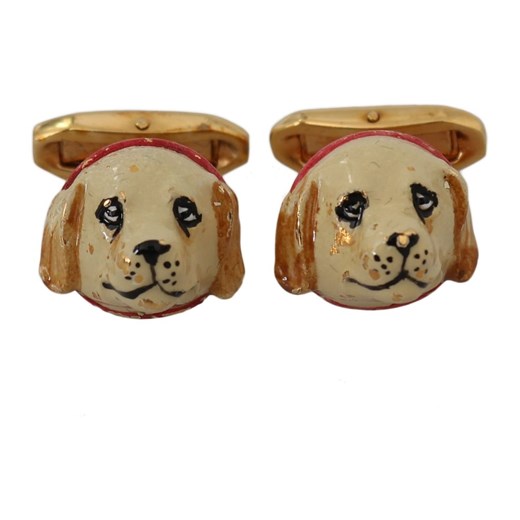 Dog Puppy Branded Accessory Cufflinks Dolce & Gabbana ONESIZE wyprzedaż showroom.pl
