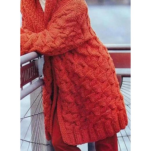 Sweter damski pomarańczowa Sandbella 
