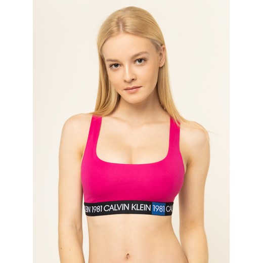 Calvin Klein Underwear Biustonosz top 000QF5577E Różowy Calvin Klein Underwear XS okazja MODIVO