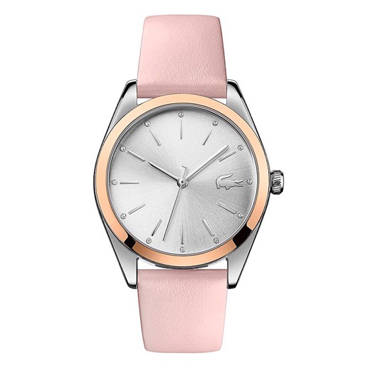 Różowy zegarek Lacoste 