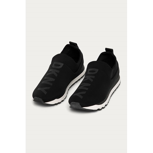 Buty sportowe damskie DKNY na platformie bez zapięcia 