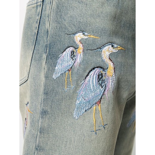 Heron Preston jeansy męskie z bawełny 