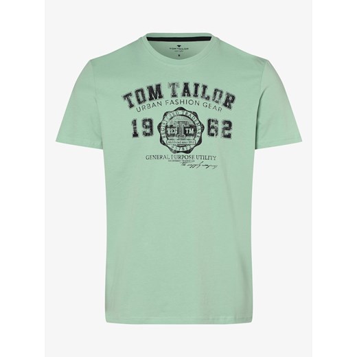 Tom Tailor - T-shirt męski, zielony Tom Tailor XL vangraaf