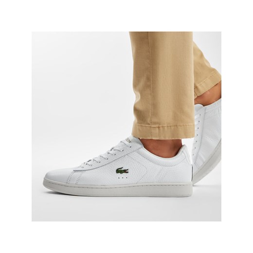 Białe buty sportowe męskie Lacoste 