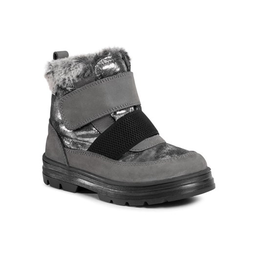 Buty zimowe dziecięce Primigi gore-tex szare na rzepy śniegowce na zimę 