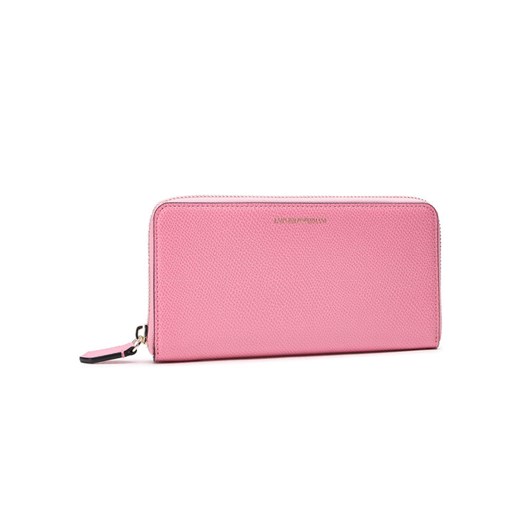 Różowy portfel damski Emporio Armani 