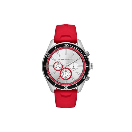 Armani Exchange zegarek czerwony 
