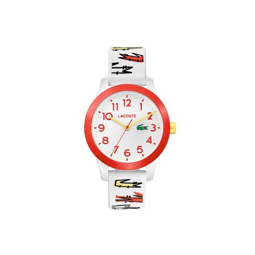 Biały zegarek Lacoste analogowy 