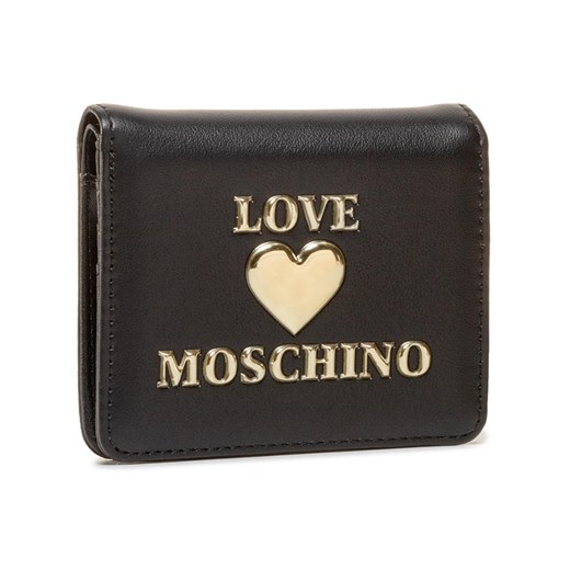 Portfel damski czarny Love Moschino 