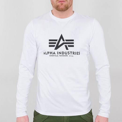 T-shirt męski Alpha Industries na wiosnę z długim rękawem 
