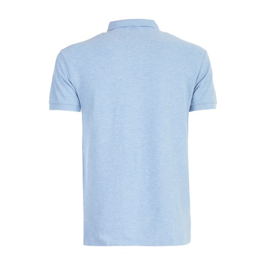 Niebieski t-shirt męski Polo Ralph Lauren z krótkimi rękawami 