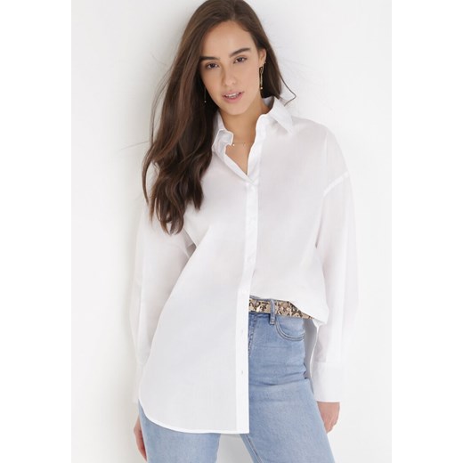 Biała Koszula Doriemara ze sklepu Born2be Odzież w kategorii Koszule damskie - zdjęcie 103083194