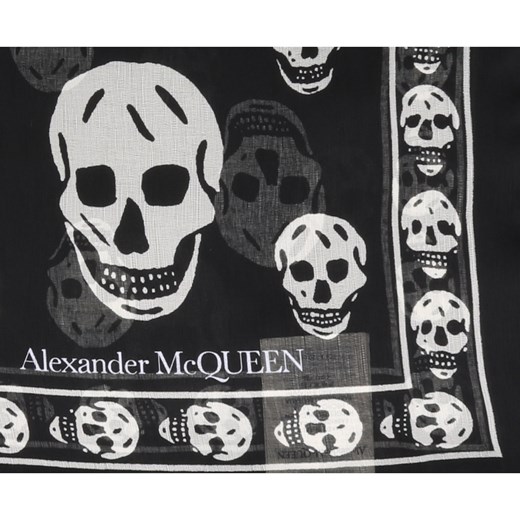 Alexander McQueen szalik/chusta z nadrukami 