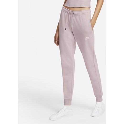 Damskie spodnie z dzianiny Nike Sportswear Essential - Różowy Nike M Nike poland
