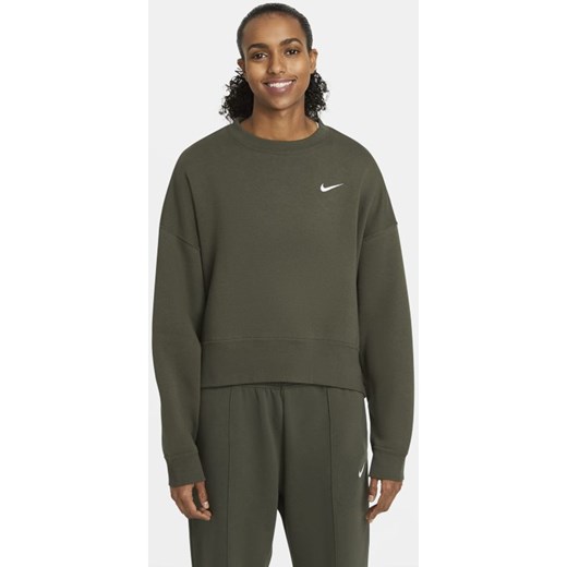 Damska bluza z dzianiny Nike Sportswear Essential - Zieleń Nike S Nike poland