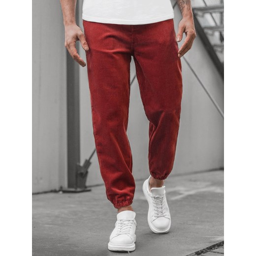 Spodnie męskie czerwone 