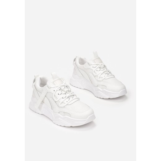 Buty sportowe damskie Born2be sneakersy sznurowane wiosenne 