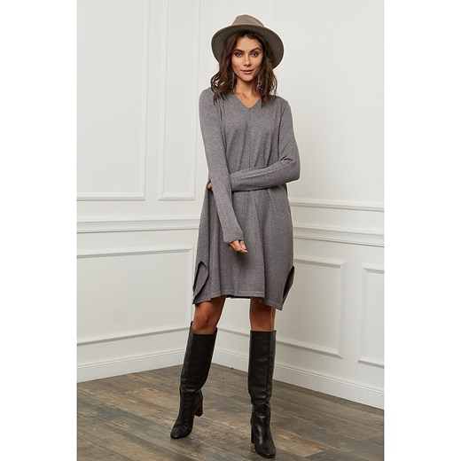 Joséfine sukienka z długim rękawem casual 