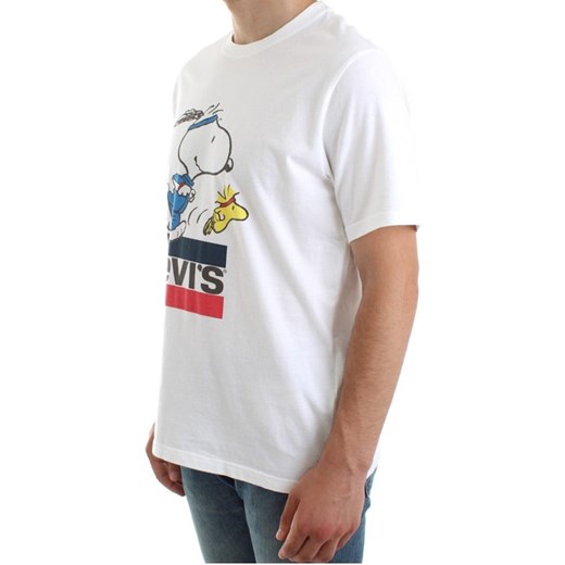 Wielokolorowy t-shirt męski Levi's z krótkimi rękawami 