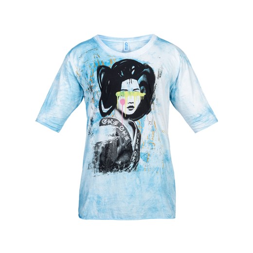 Niebieski t-shirt męski Robert Kupisz