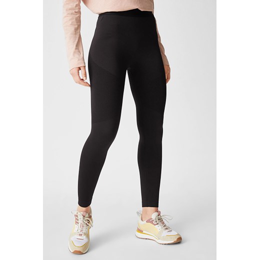 C&A Funkcyjne legginsy-z recyklingu, Czarny, Rozmiar: XS M C&A