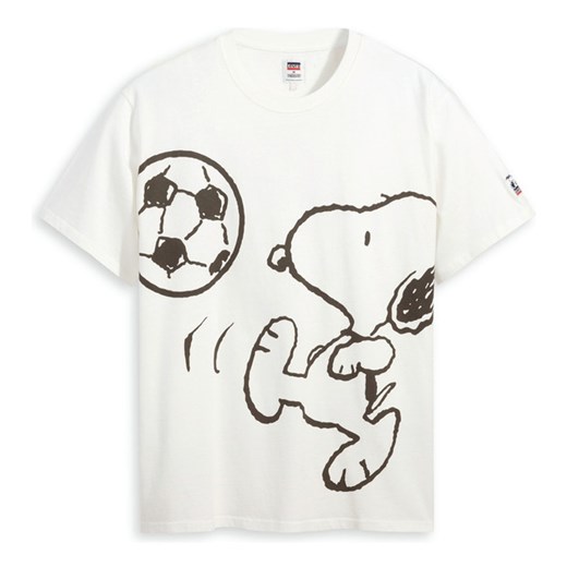 Damska Koszulka Levi's x Peanuts Snoopy Graphic 56152-0003 Biały XS XS an-sport